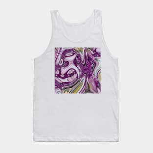 girly trendy spring lavender lilac purple swirls Tank Top